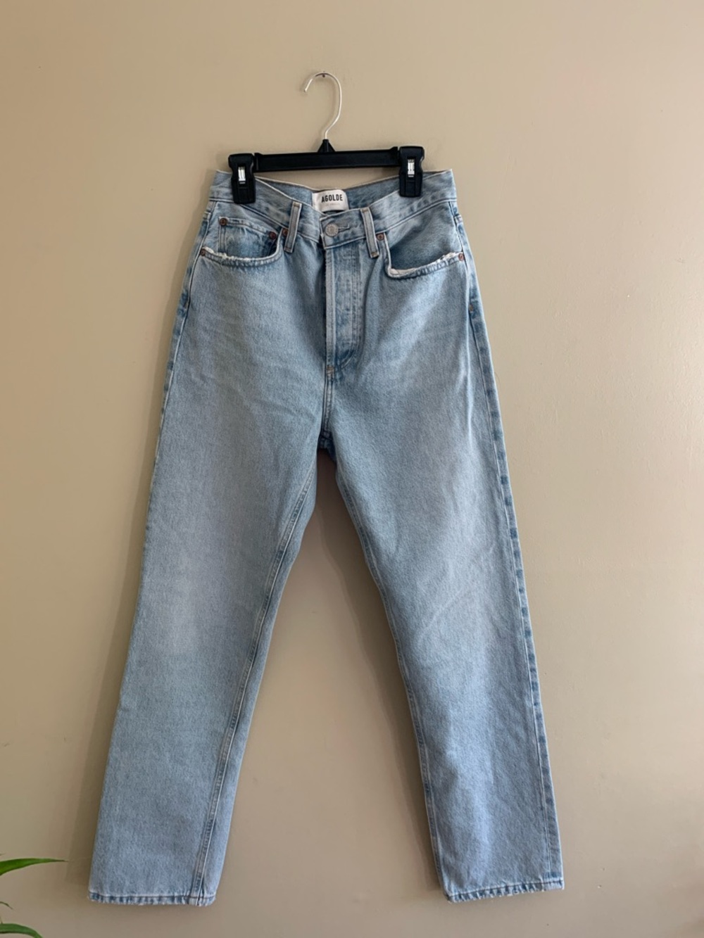 AGOLDE 90’s Pintch High-Rise Straight Jeans - Size: 25 - Picture 3 of 9